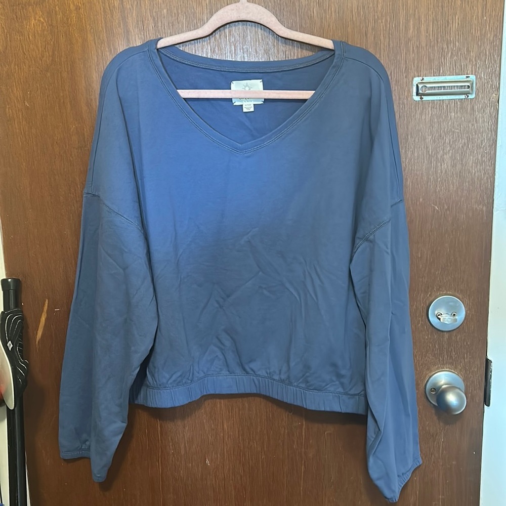 NWOT Aerie Oversized Crop Crewneck